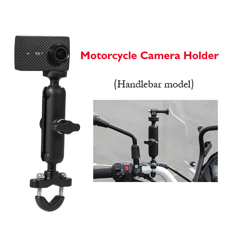 Motorcycle Action Camera Holder Aluminum Alloy 360° Rotation Camera