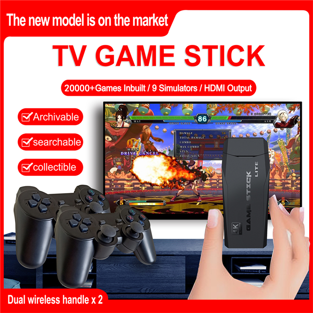 X8 Dual System Android Game Stick 4K Mini Video Game Console 64GB 10000  Free Games Support WIFI With Wireless Gamepads | Tekken Ps1 Rom |  isgb.edu.ar