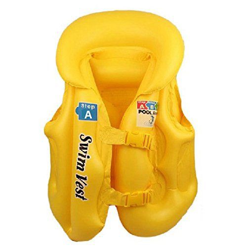 explosive COD kids inflatable safety swim vest life jacket swimming