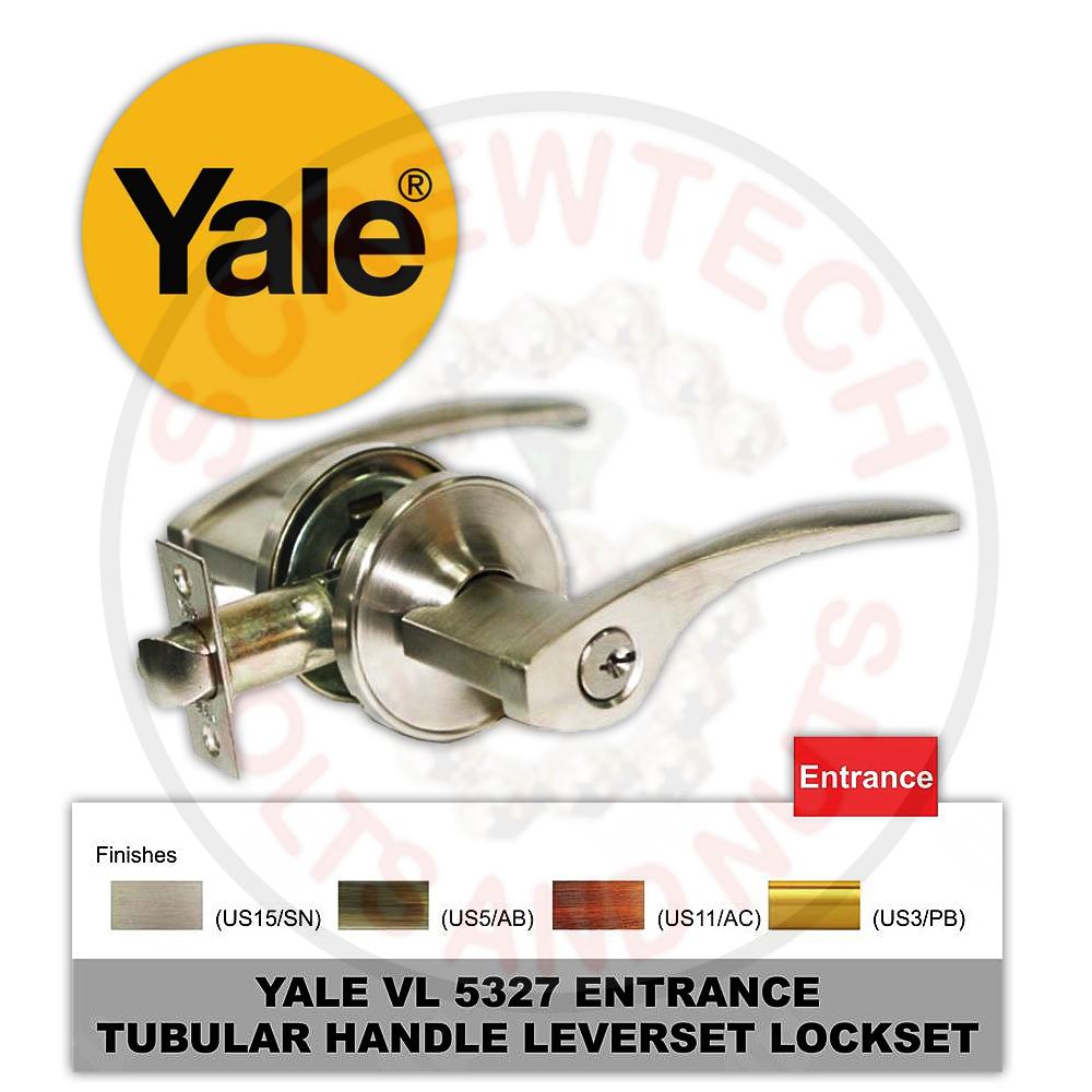 Yale Entrance Tubular Handle Leverset Vl5327 Us15 Lazada Ph 6730