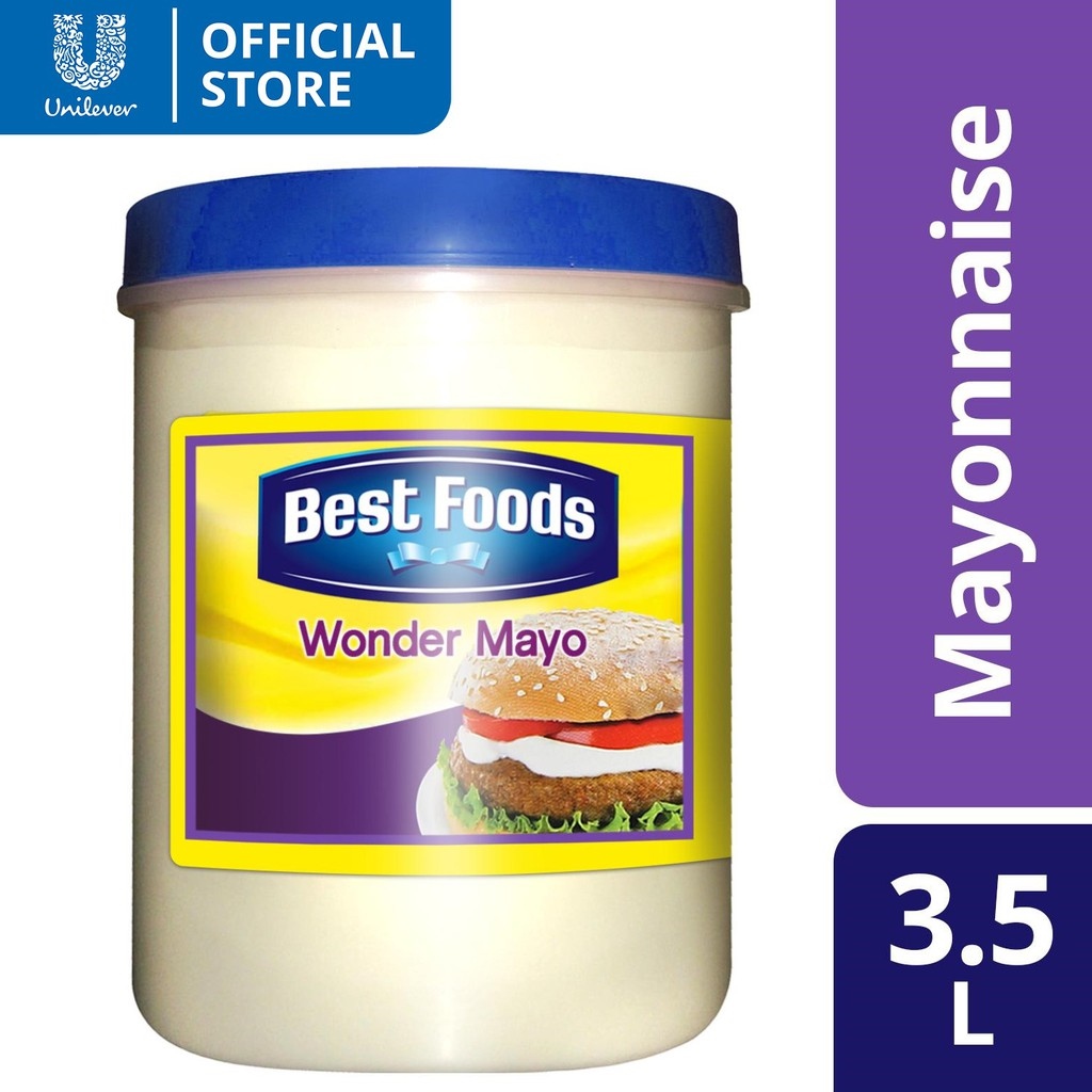 Bestfoods Mayonnaise Wonder Mayo 3.5L Lazada PH