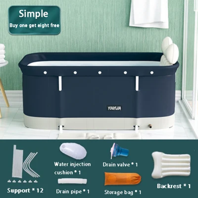 New folding bathtub adult bath bucket adult foldable bath bucket household bath sweat steaming bath bucket