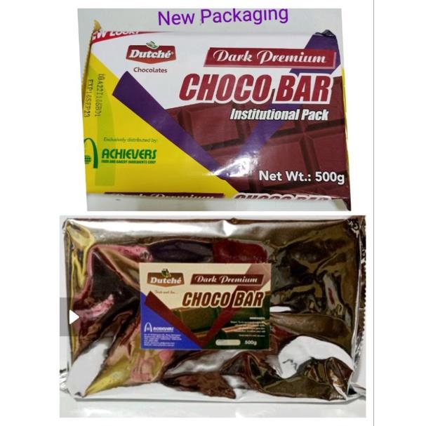 Dutche Chocolate Baking Bar 500g Premium Dark Belgian White Ube