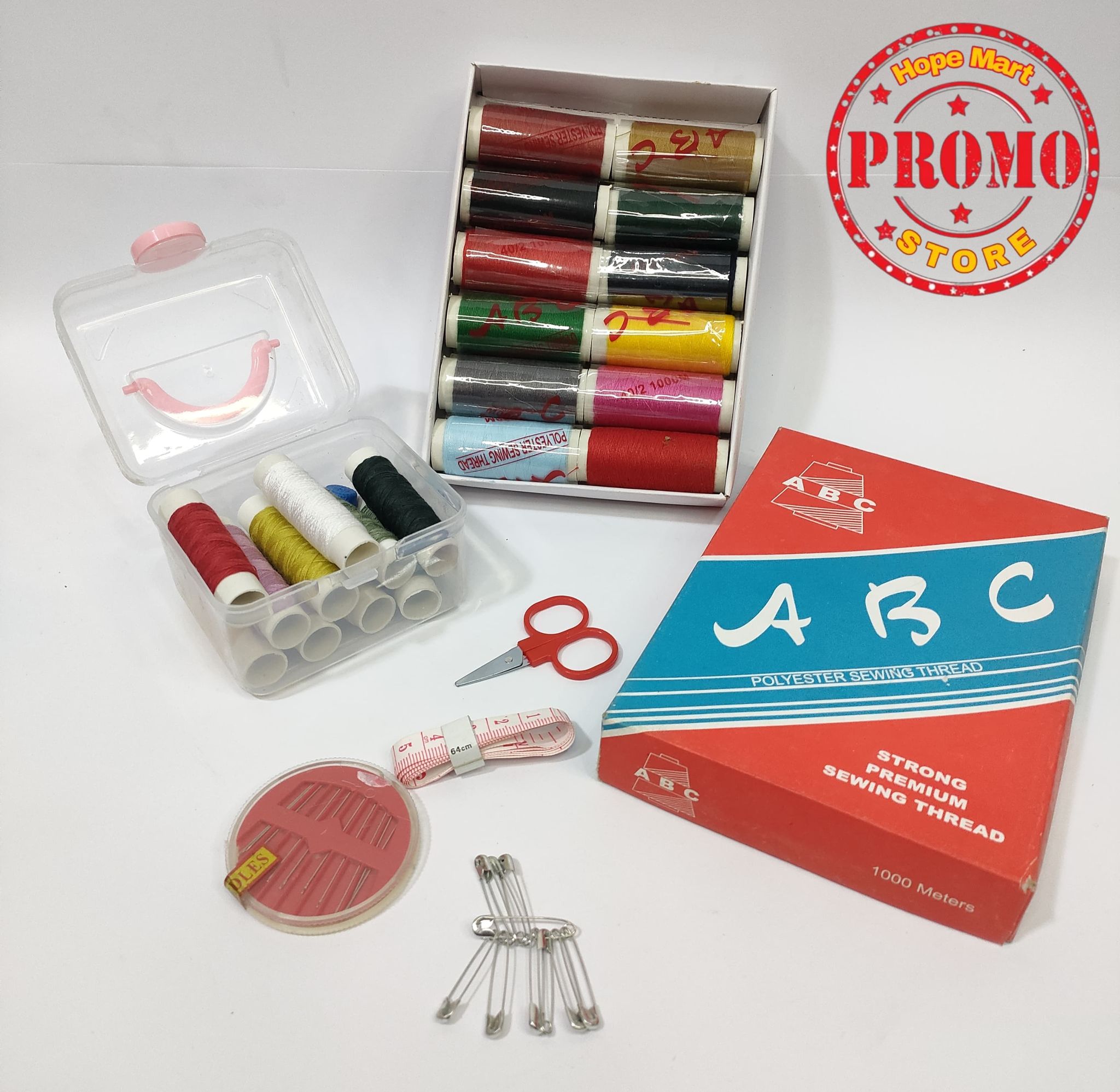 Buy Sewing storage kit box with ABC sewing thread Lazada PH