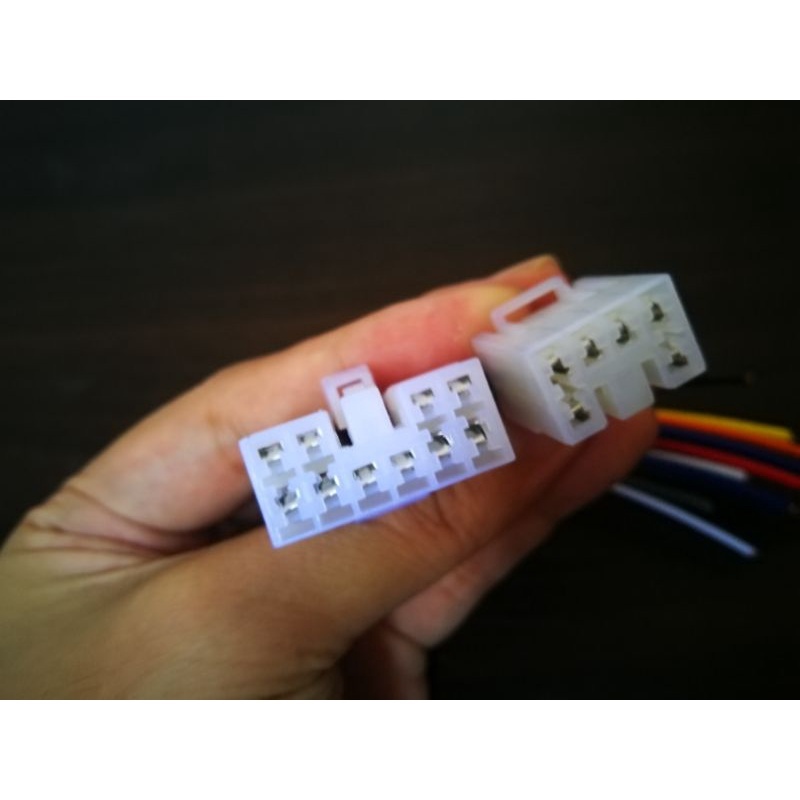 In stock Toyota Car Stereo Wiring Harness Male Head Unit Splice Wire Plug Antenna Adapter is