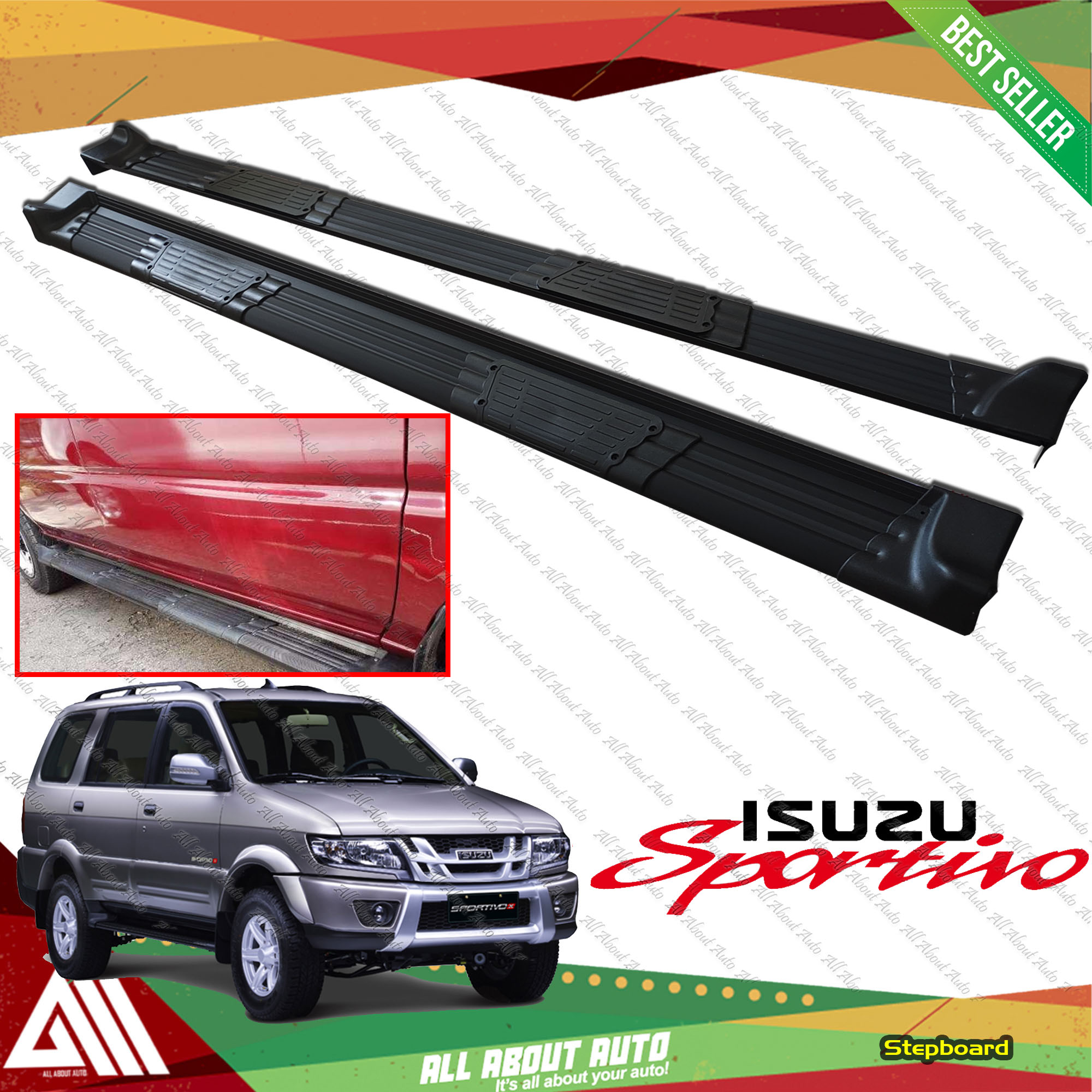 Isuzu Sportivo Universal Aluminum Alloy Stepboard / Step board Version ...