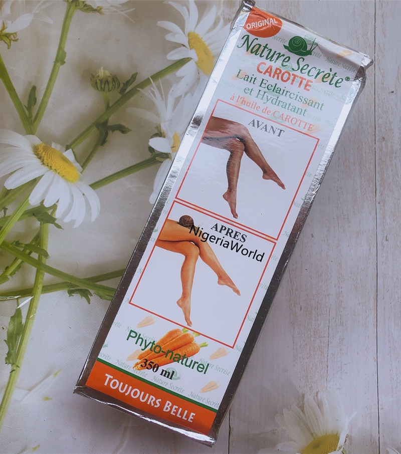 Nigeria world Nature Secrete carotte oil Body Lotion 350ml Lazada PH