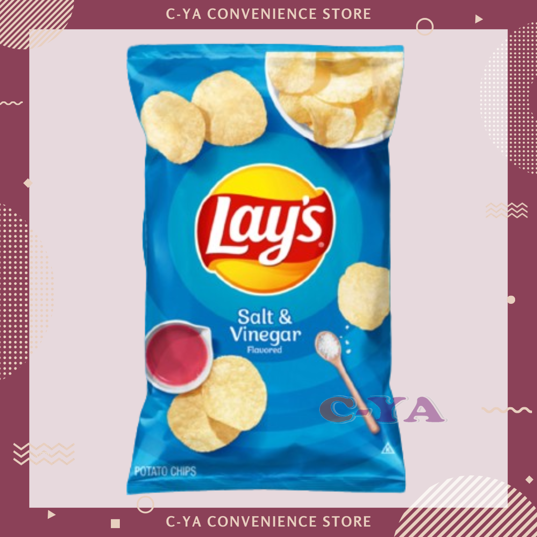 LAYS Salt &amp; Vinegar Flavor Potato Chips 184g | Lazada PH