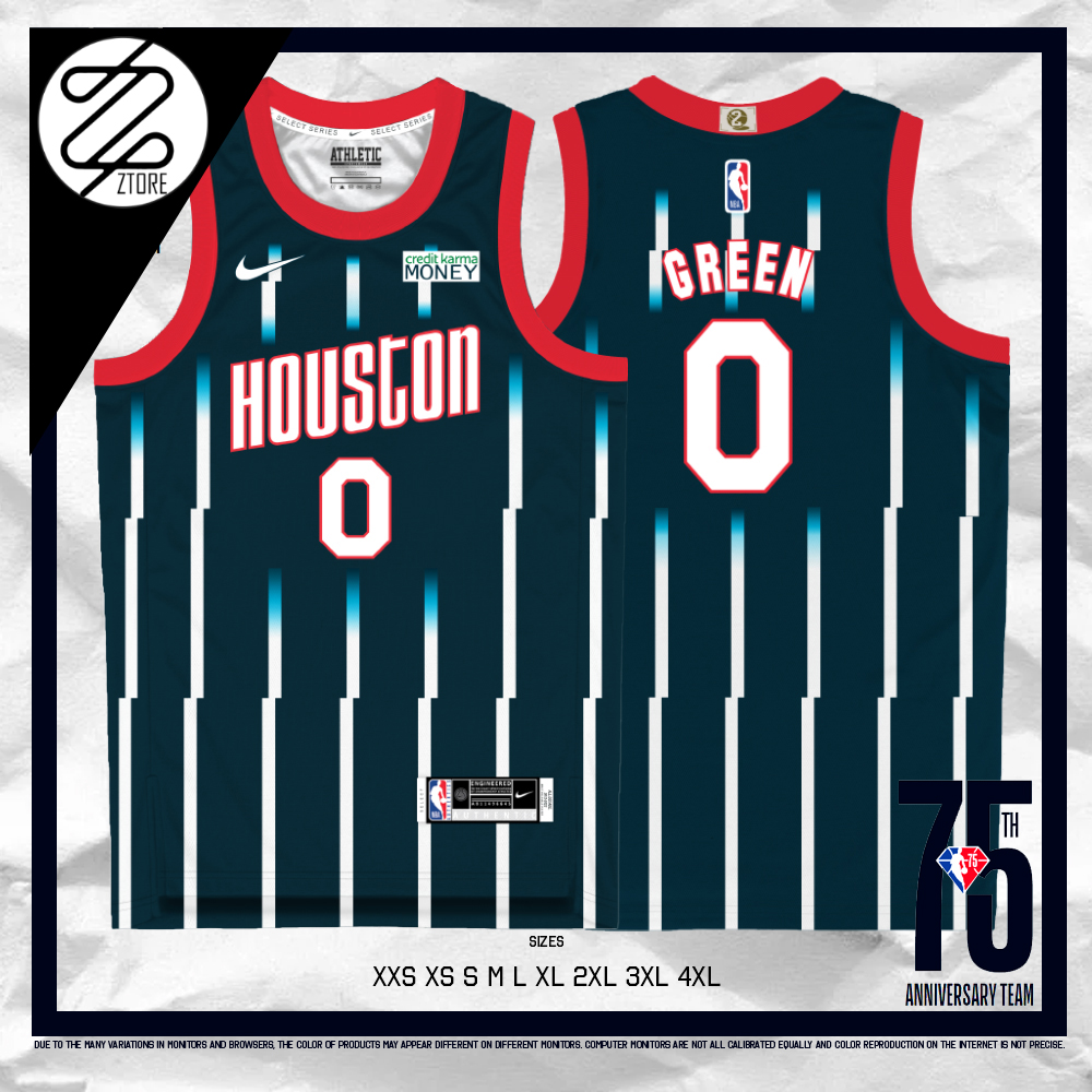 Houston Rockets Jalen Green 2023 NBA Rising Stars Blue Jersey – US Soccer  Hall