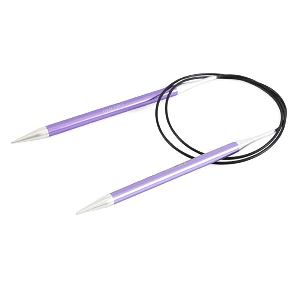 KnitPro Zing Fixed Circular Knitting Needles 80cm 2.0mm to 6.0mm