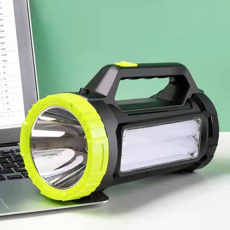 Heavy Duty LED Rechargeable Searchlight Glare Flashlight Emergency