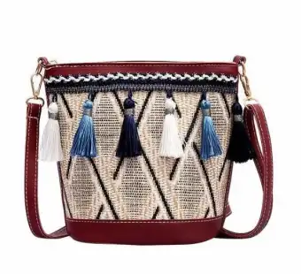 sling bag with tassels