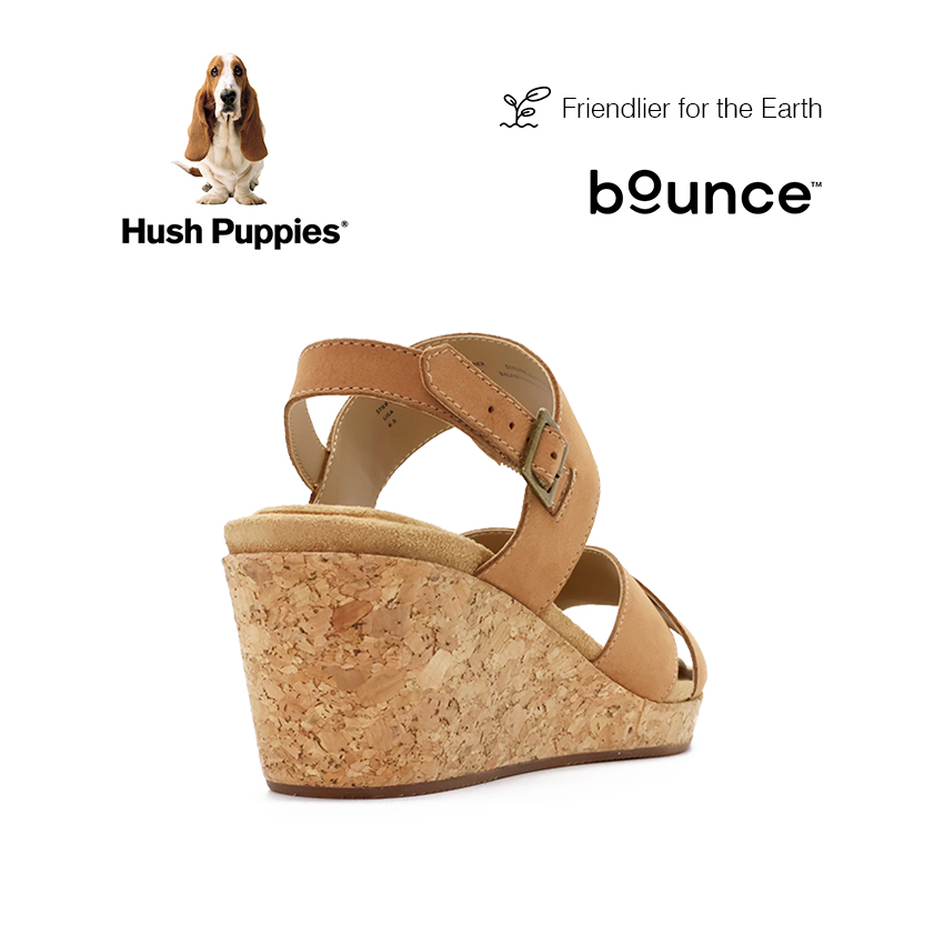 Willow X Band Women's Wedge Sandals - Bold Black Nubuck – Hush Puppies  Philippines