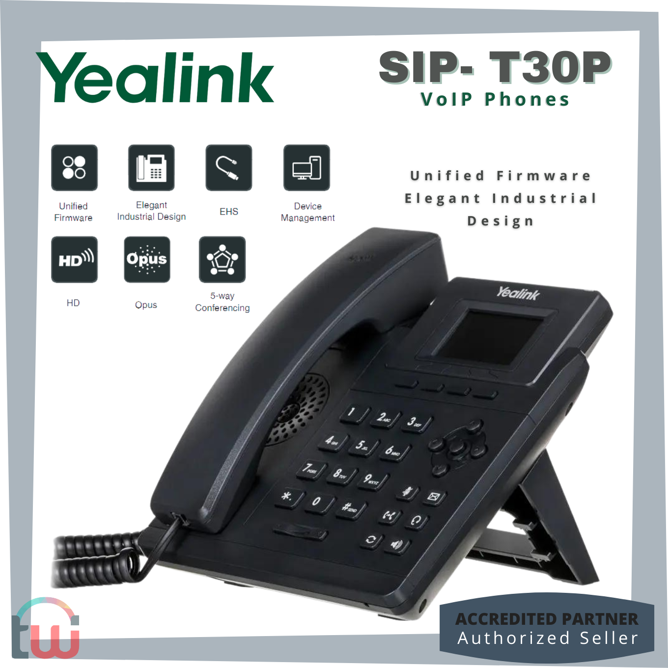 YEALINK IP Phones SIP-T30P Classic Entry Level HD Voice Handset  Speakerphone Telephony Unified Communication PoE LCD | Lazada PH