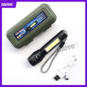MoveX USB Rechargeable Mini Flashlight Pen Torch
