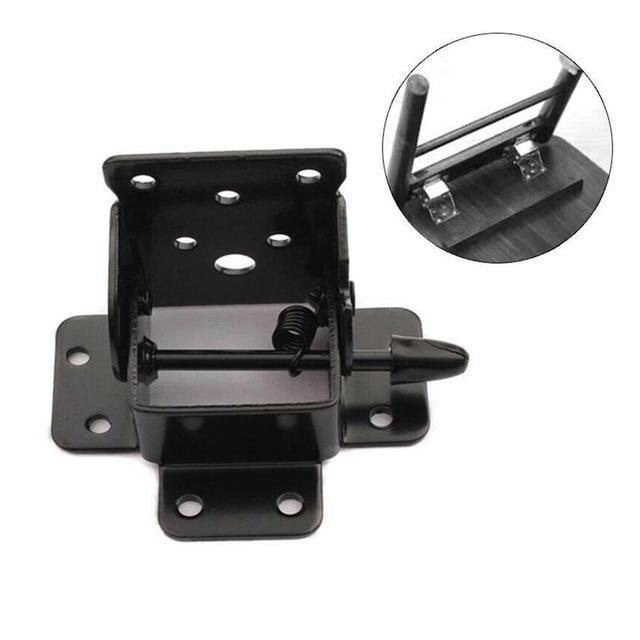 90 Degree Self locking folding hinge Self Locking Furniture Leg Table Bracket Hinge Chair
