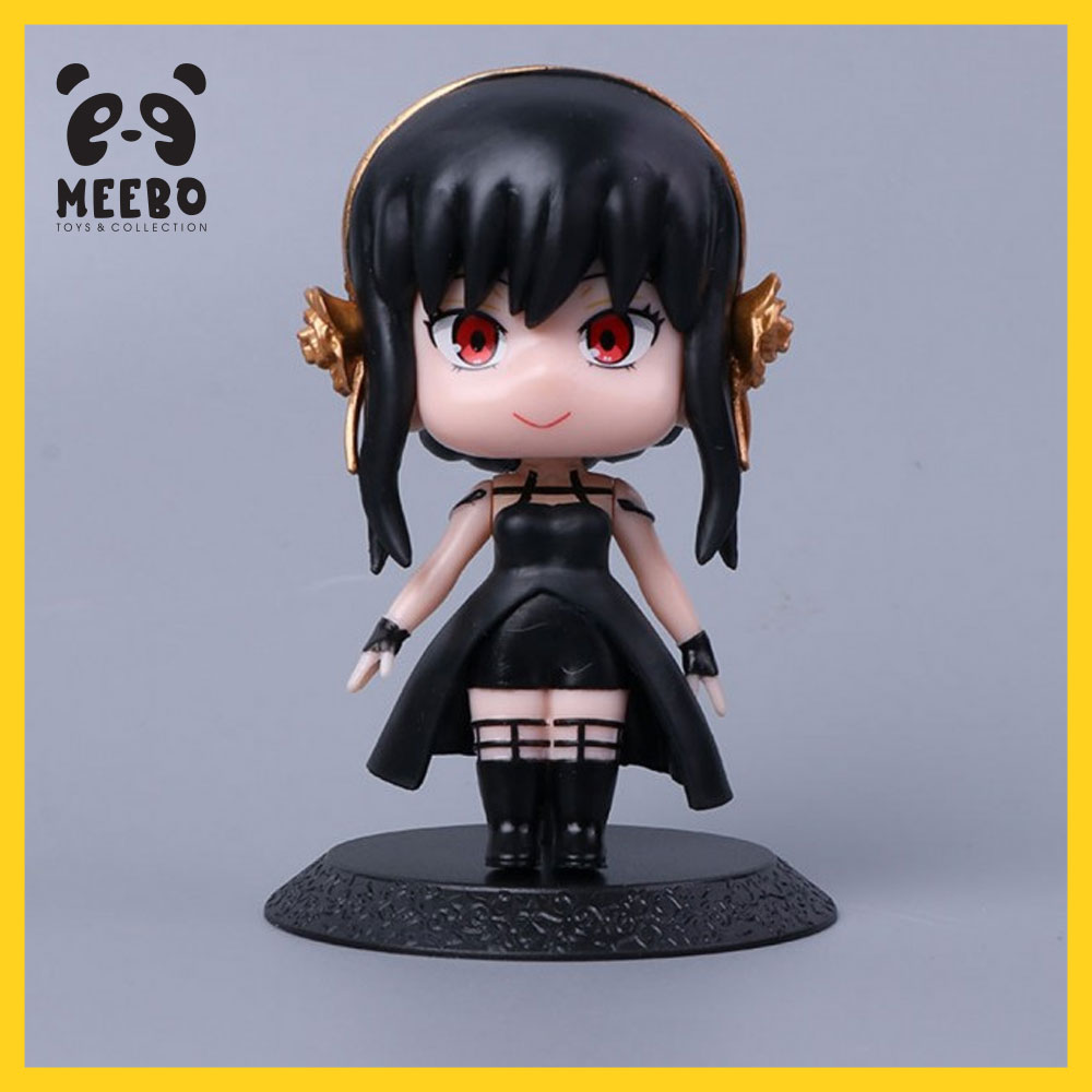 MEEBO Anime Chibi Action Figure: Spy x Family Chibi Yor Forger Thorn ...