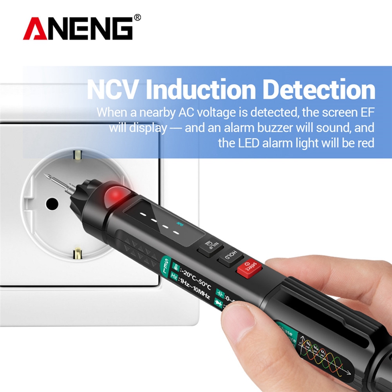 ANENG A3008 Digital 6000 Counts Intelligent Professional Multimeter Sensor Pen Tester Current Meter Non-Contact Voltmeter