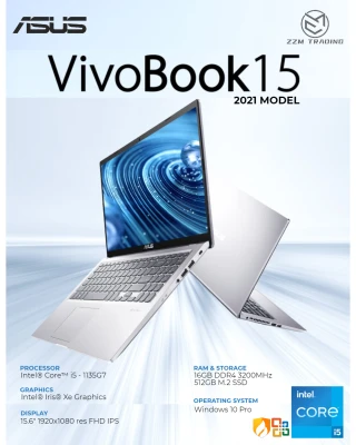 Asus VivoBook 15 V5200E 2021 Model Brand New Laptop Intel Core i5 1135G7 16GB RAM 512GB SSD