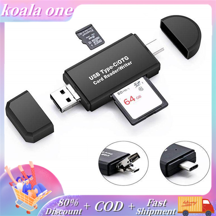 【COD】SD/Micro SD Card Reader Writer USB 2.0 Memory Card Reader OTG