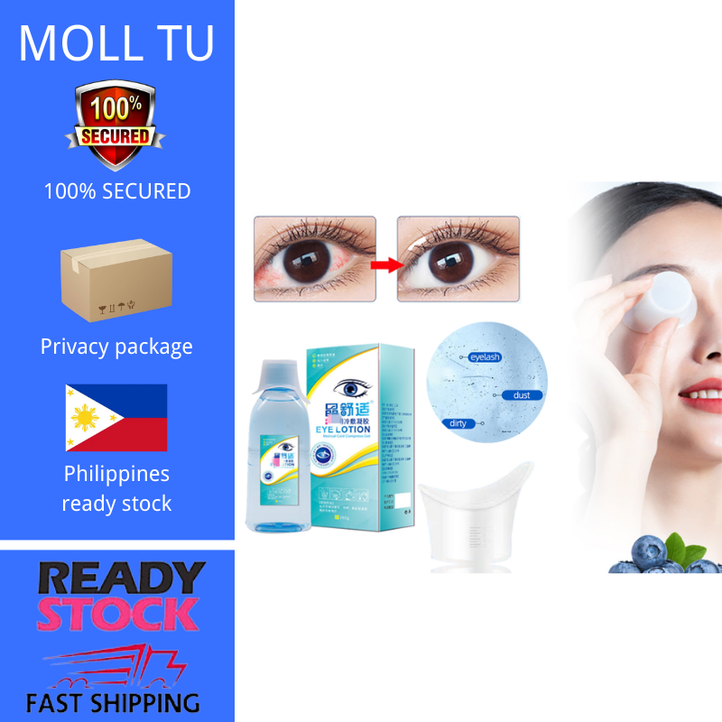 Medical Eye Wash Solution Care Liquid Suitable For Bloodshot Dry Itchy Eyes Cfda Approved 260Ml