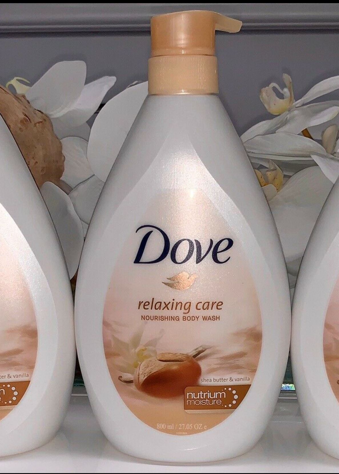 dove relaxing care body wash