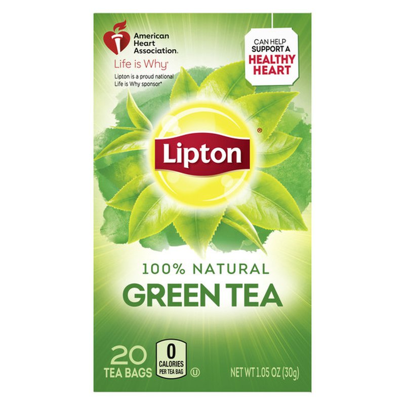 Lipton Lemon Ginseng Green Tea, 20 Tea Bags Lazada PH