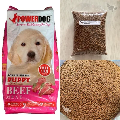 POWERDOG PUPPY BEEF MEAT 1KG REPACKED – FOR ALL BREEDS – DRY DOG FOOD PHILIPPINES – POWER DOG 1 KG - petpoultryph