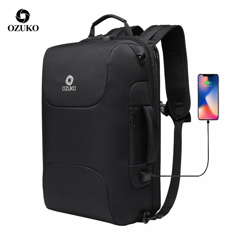 Buy OZUKO 9409 Travel Backpack with Adjustable Straps | Grey Color Men |  AJIO LUXE