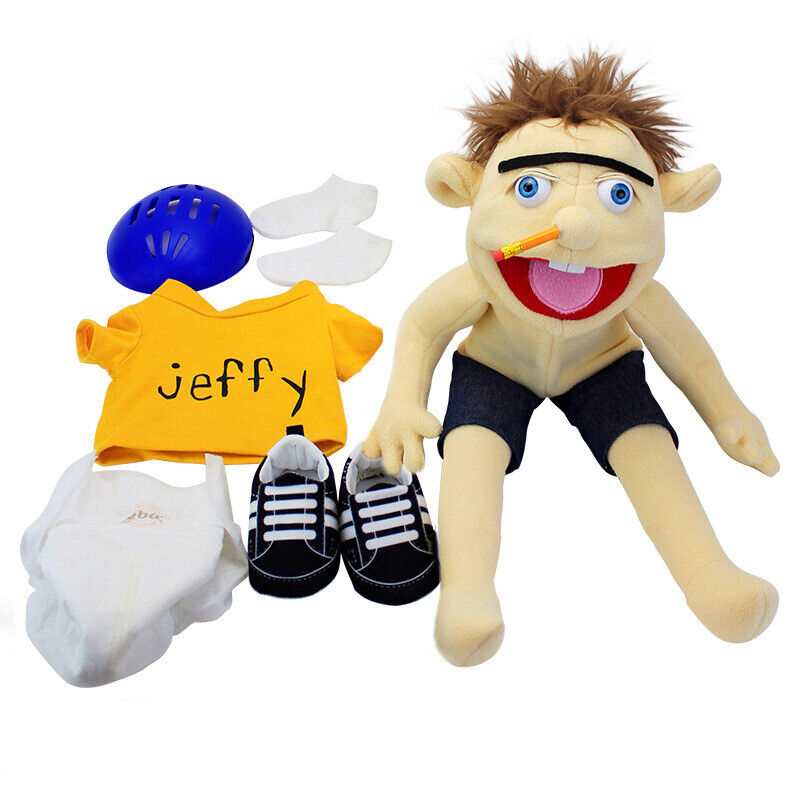 Jeffy Puppet Jeffy Hand Puppet Plush Toy 23" Stuffed Doll Kids Gift HOT New Lazada