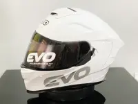 Evo Gt Pro Pearl White Full Face Dual Visor Helmet Lazada Ph