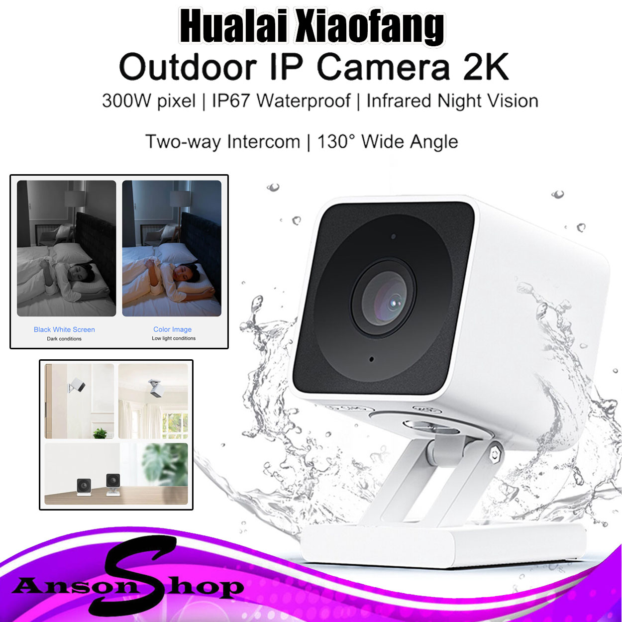 Xiaofang Isc5 Isc5 Camera IP камера Xiaomi (MI) Small Square Smart