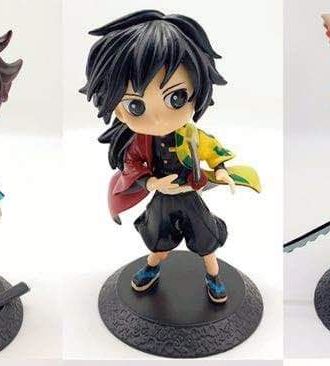 Demon Slayer Figura Anime, Kimetsu No Yaiba Desenhos Animados, Nezuko,  Tanjirou, Zenitsu, Inosuke, Shinobu, Estatueta Miritsu, Brinquedo De Boneca  Decorativa