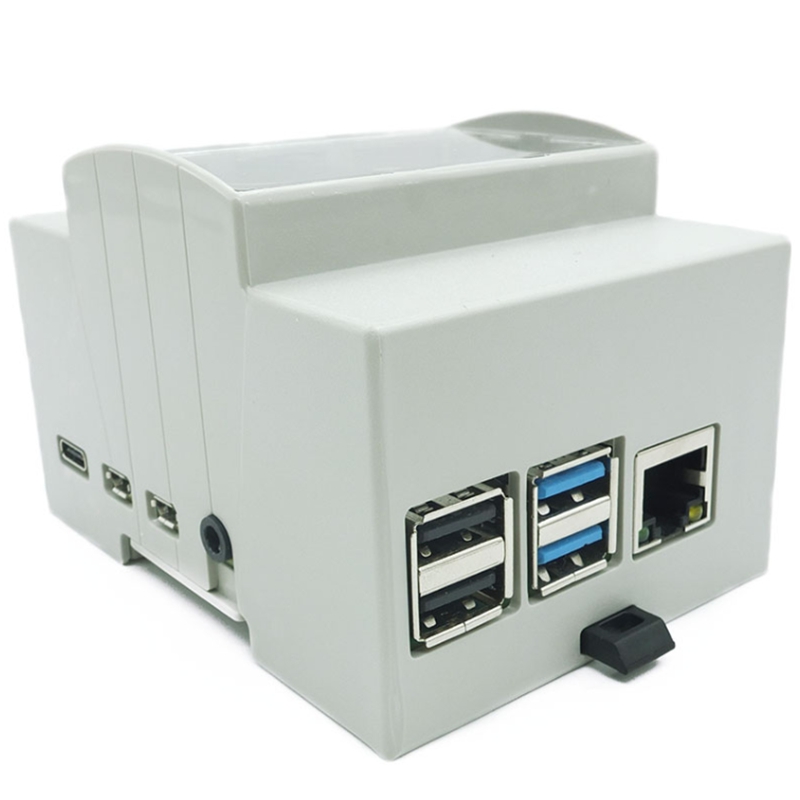 For Raspberry Pi 4 Model B ABS Case White Case Protective Case Enclosure for Raspberry Pi 4B