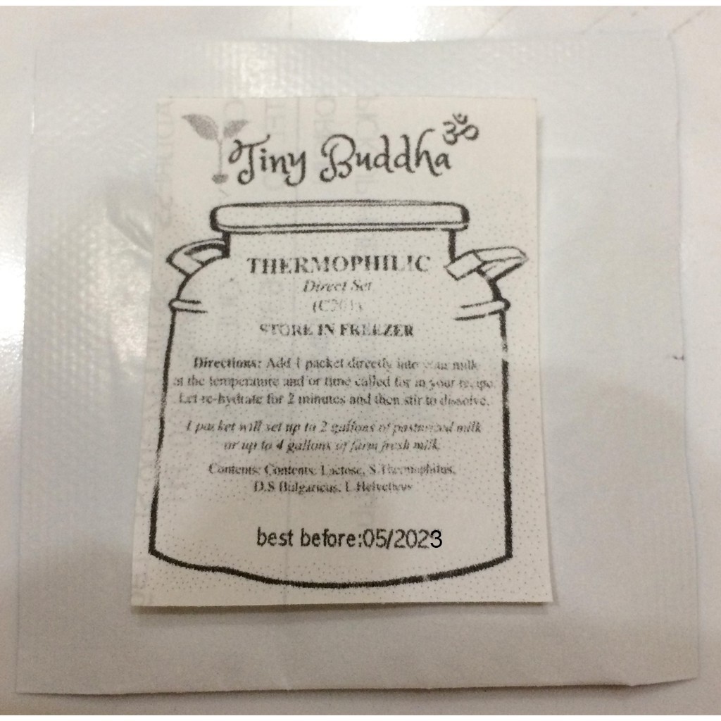 Mesophilic Thermophilic Direct set cheese starter culture Lazada PH