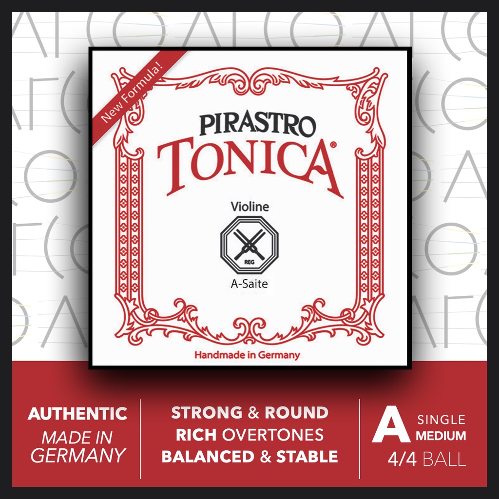 TONICA GDA & GOLD LABEL E violin string set by Pirastro ARCO Violin