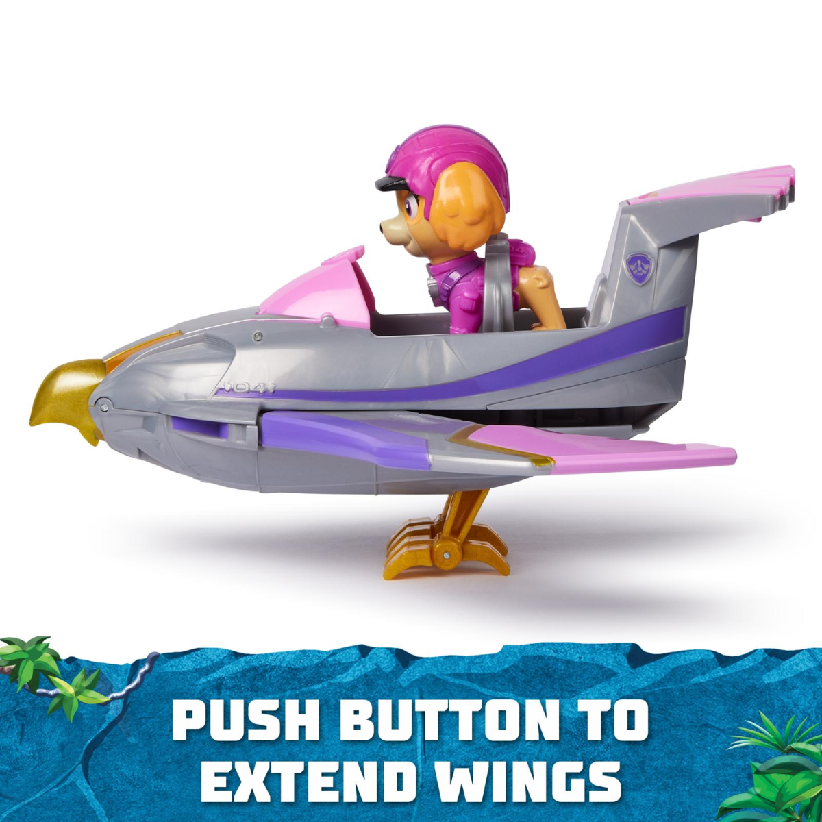 Mighty Pups Skye Paw Patrol Plane PAW PATROL MIGHTY MOVIE JET SKYE