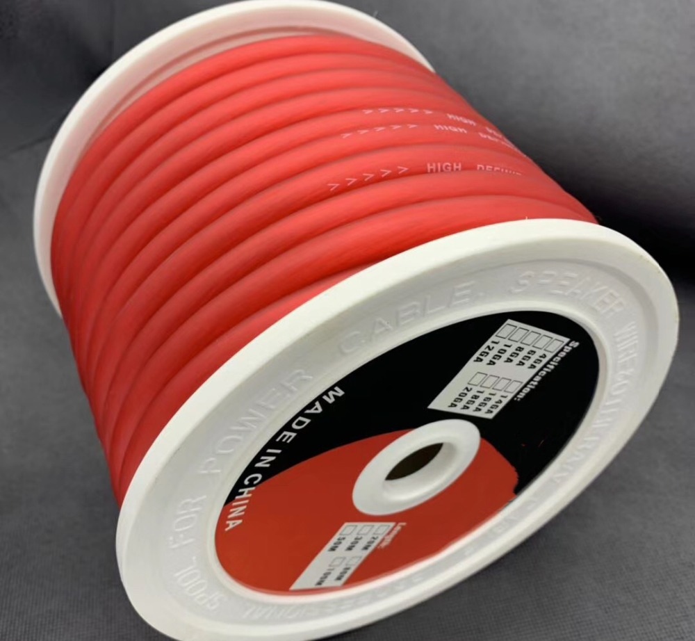 【CW】 Car power cord OFC pure copper wire car audio wire 4GA line length