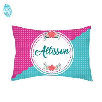 personalized cotton pillow