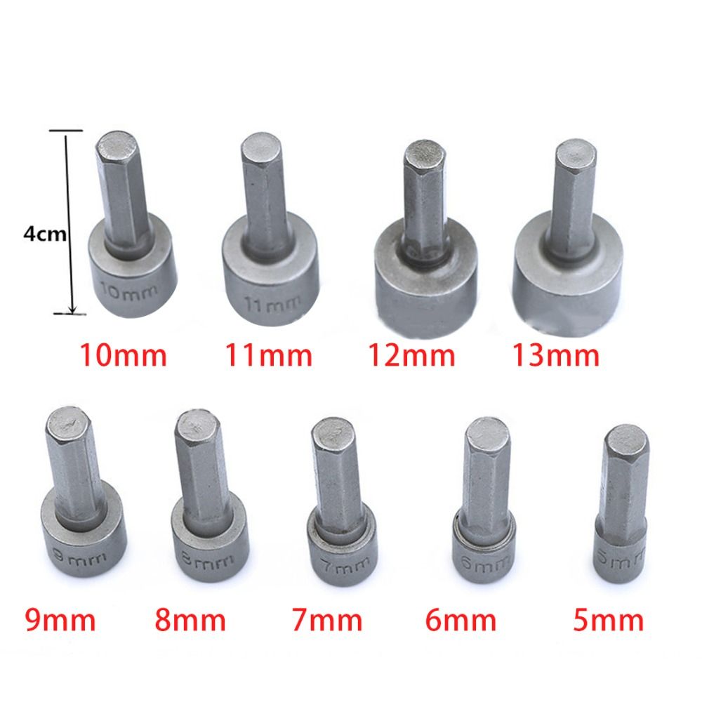 RFHFHTRE 1/4" 5-12mm Hex Shank Socket Screwdriver Set Driver Tool Wrench Screw Tool Socket Set Nut Driver Drill Bit Hex Nut Socket Drill Bit Adapter Nut Driver