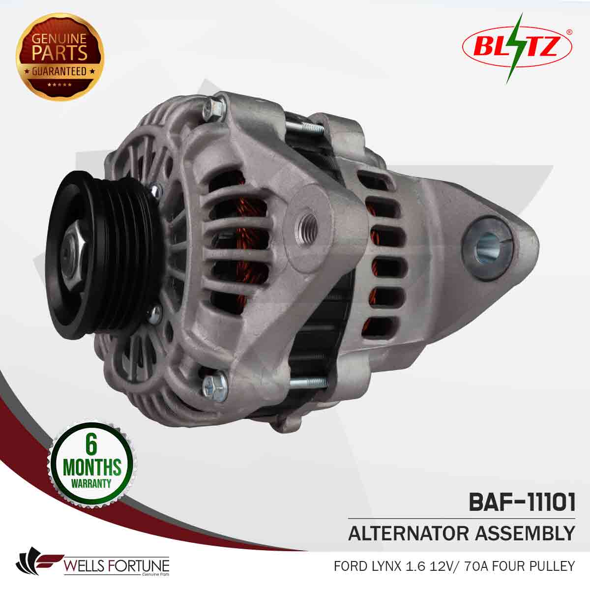Ford Lynx 1 6 12v 70a Four Pulley Blitz Alternator Assembly 6 Months Warranty Lazada Ph