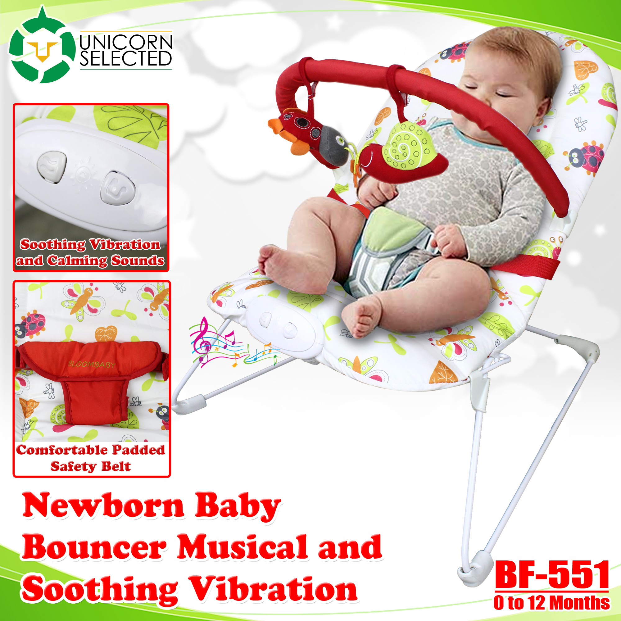 musical baby bouncer