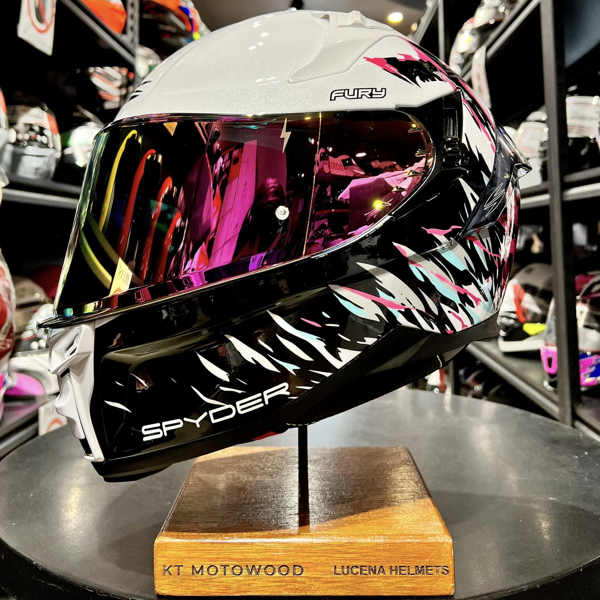 Motorcycle Breezy Spyder Helmet Visor Shopee Full Face Helmet