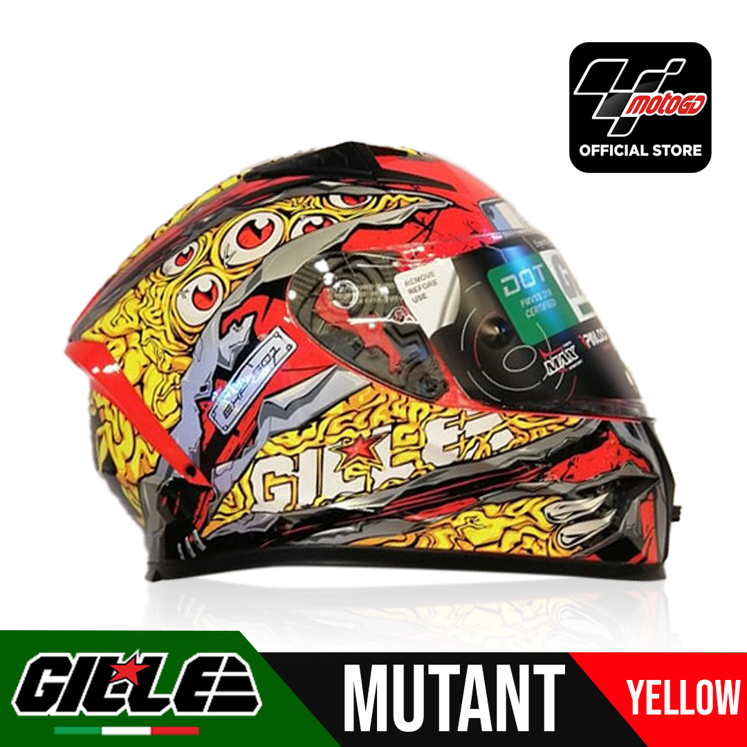 GILLE HELMET 135 MUTANT YELLOW | Lazada PH