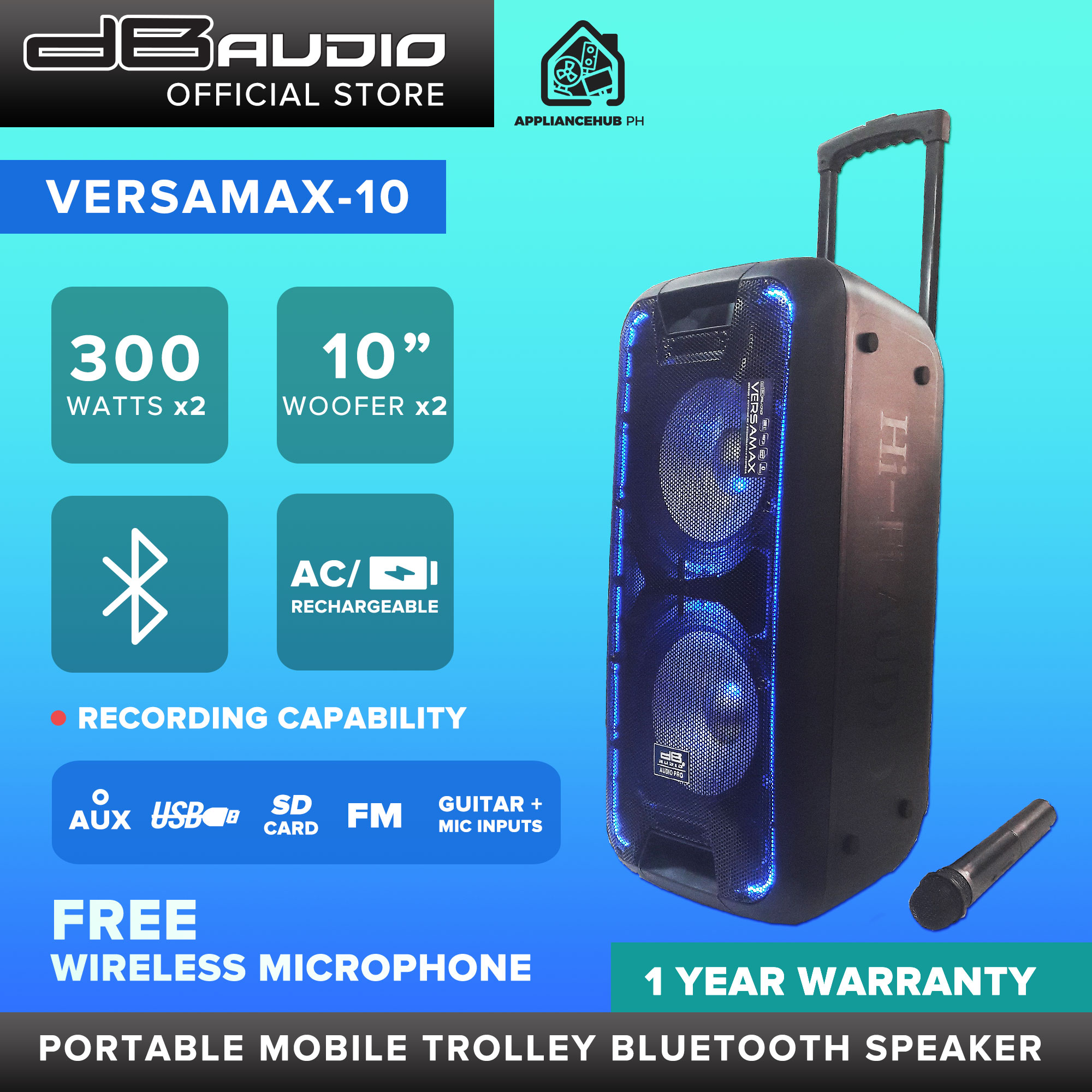 db audio trolley speaker