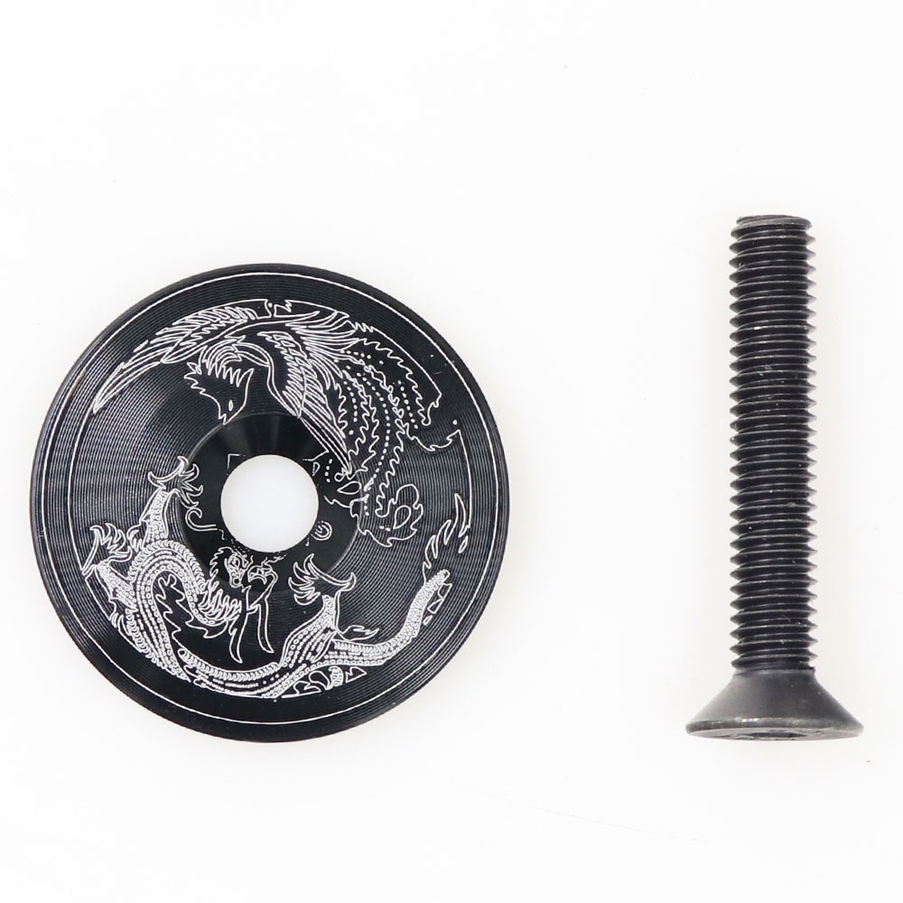 Cappello Sterzo Bici In Alluminio - Per Forcelle 1 1/8", Stile Star, Con Bullone M6 - Foto 10