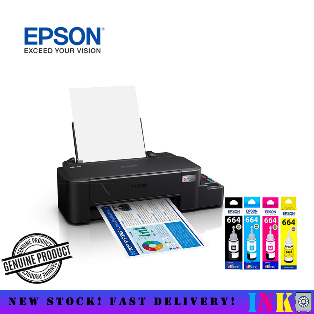 Epson L121 Ink Tank Ecotank Single Function Continuous Ink Printer With Free Ink Lazada Ph 1346