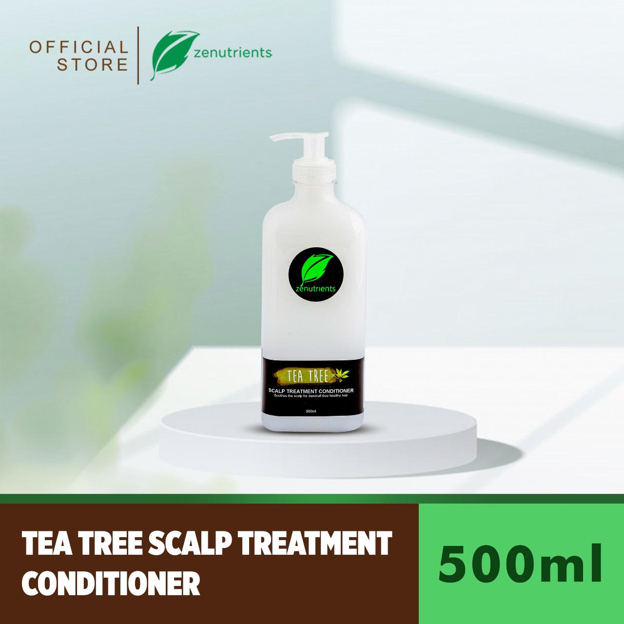 Zenutrients Tea Tree Scalp Treatment Conditioner 500ml (Dandruff