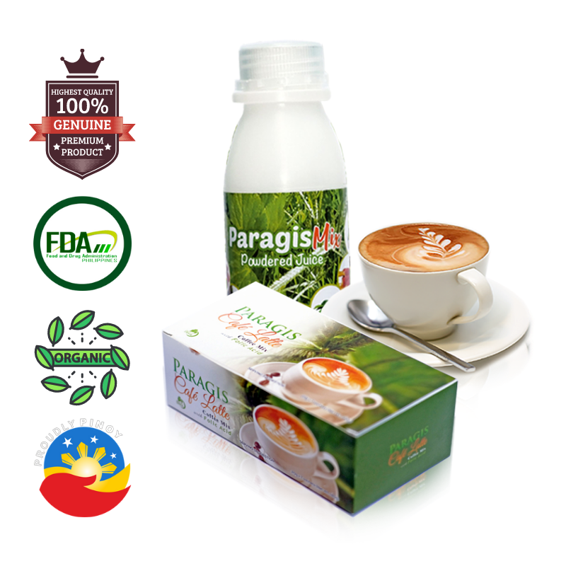 1 Bottle Original Paragis Mix Powder + 1 Box (7 Sachets) Paragis Cafe