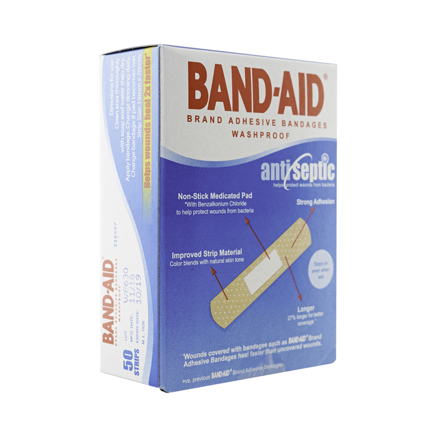 BANDAID® Brand Adhesive Bandages 50s review and price